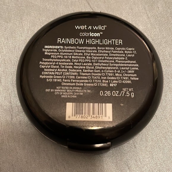 LE wet 'n' wild rainbow highlighter NO LONGER SOLD - Picture 3 of 3